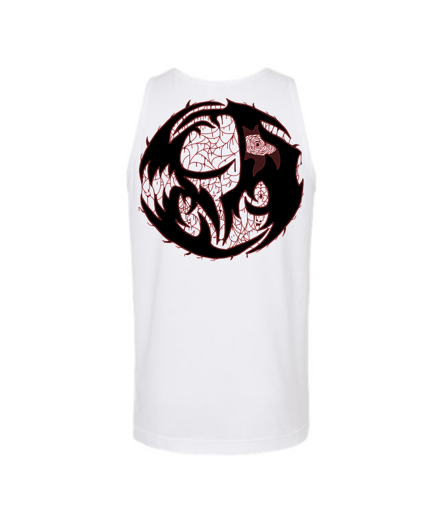V-TBKTOP - Brain Washed Allegiance - White Tank Top