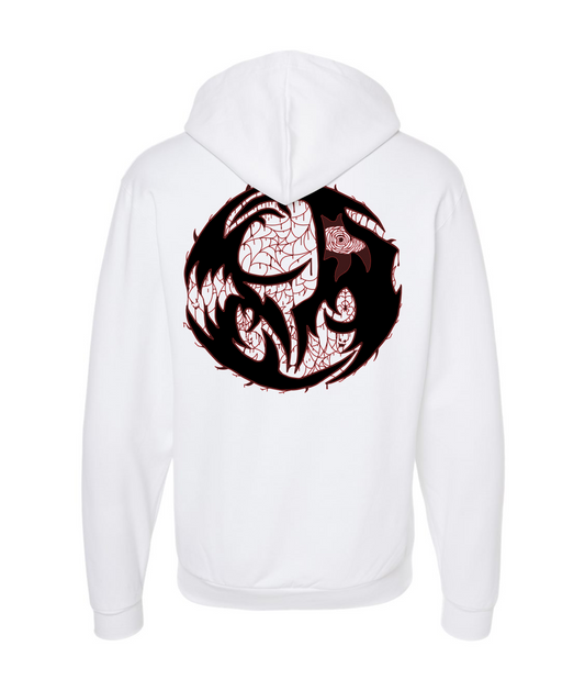 V-TBKTOP - Brain Washed Allegiance - White Zip Up Hoodie