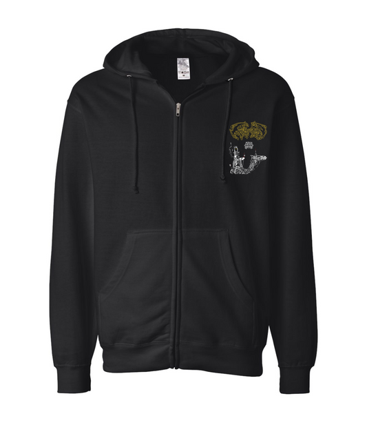 Kavana - Kavana- Web - Black Zip Up Hoodie