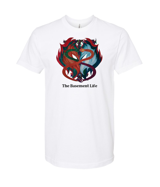 The Basement Life - Infinite Snake - White T-Shirt
