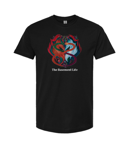 The Basement Life - Infinite Snake - Black T Shirt