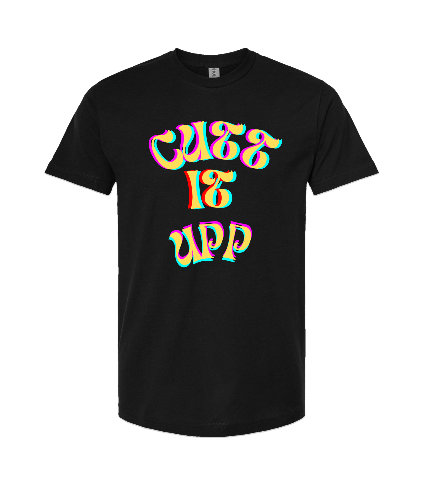 V-TCFRTOP - CUTT IT UP - Black T-Shirt