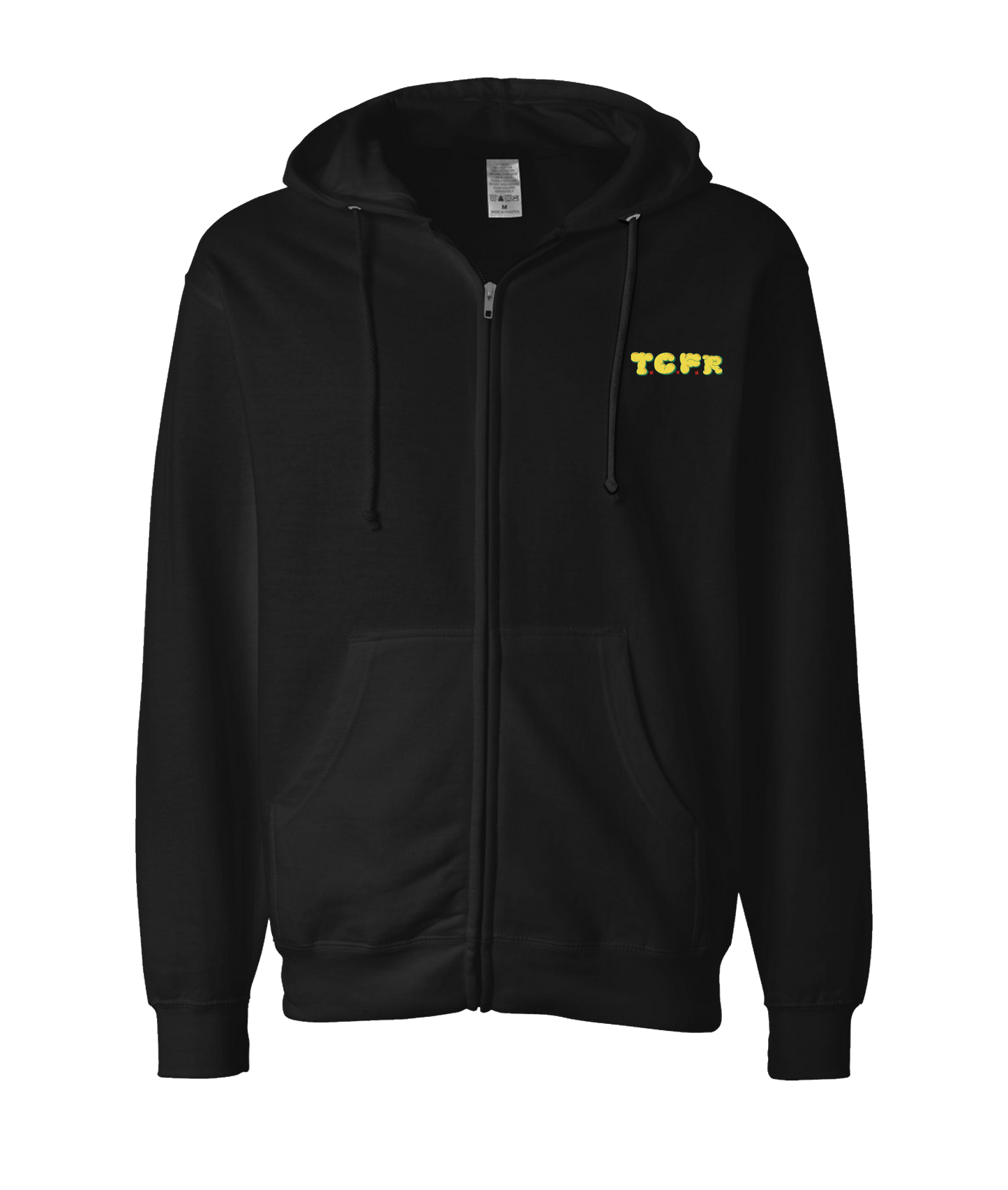 V-TCFRTOP - T.C.F.R - Black Zip Up Hoodie