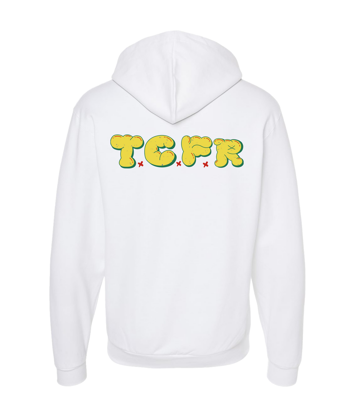 Tha Cutt Factory Records - T.C.F.R - White Zip Up Hoodie