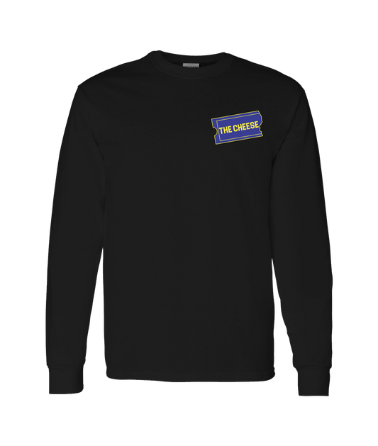 The Cheese Pro-Wrestler - Block-O-Cheese - Black Long Sleeve T