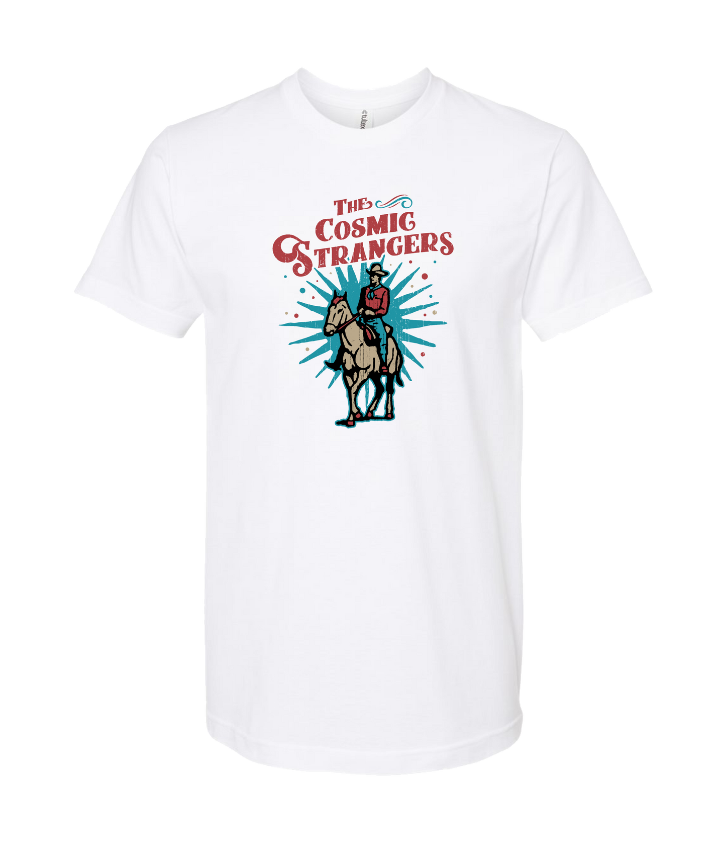 The Cosmic Strangers - Cowboy - White T-Shirt