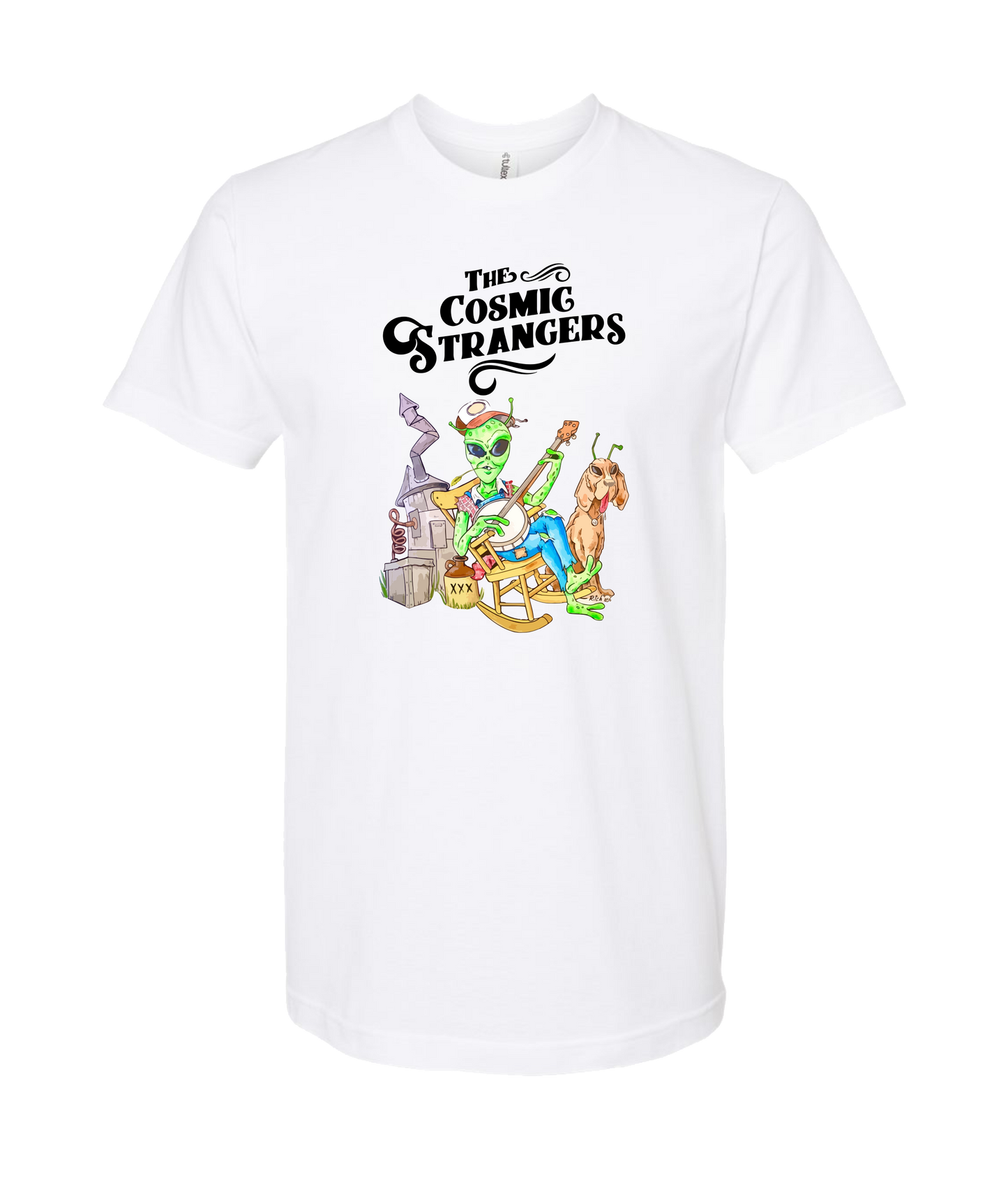 The Cosmic Strangers - Alien - White T-Shirt