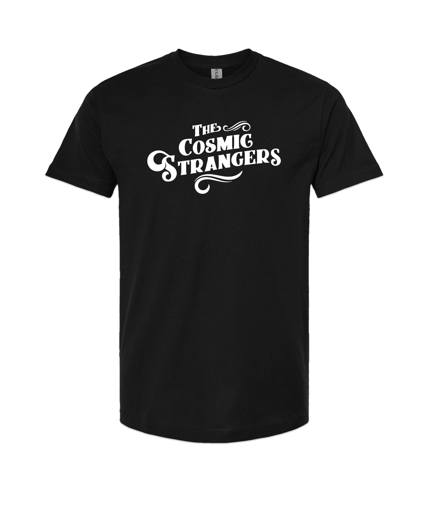 The Cosmic Strangers - Logo 2 - Black T-Shirt