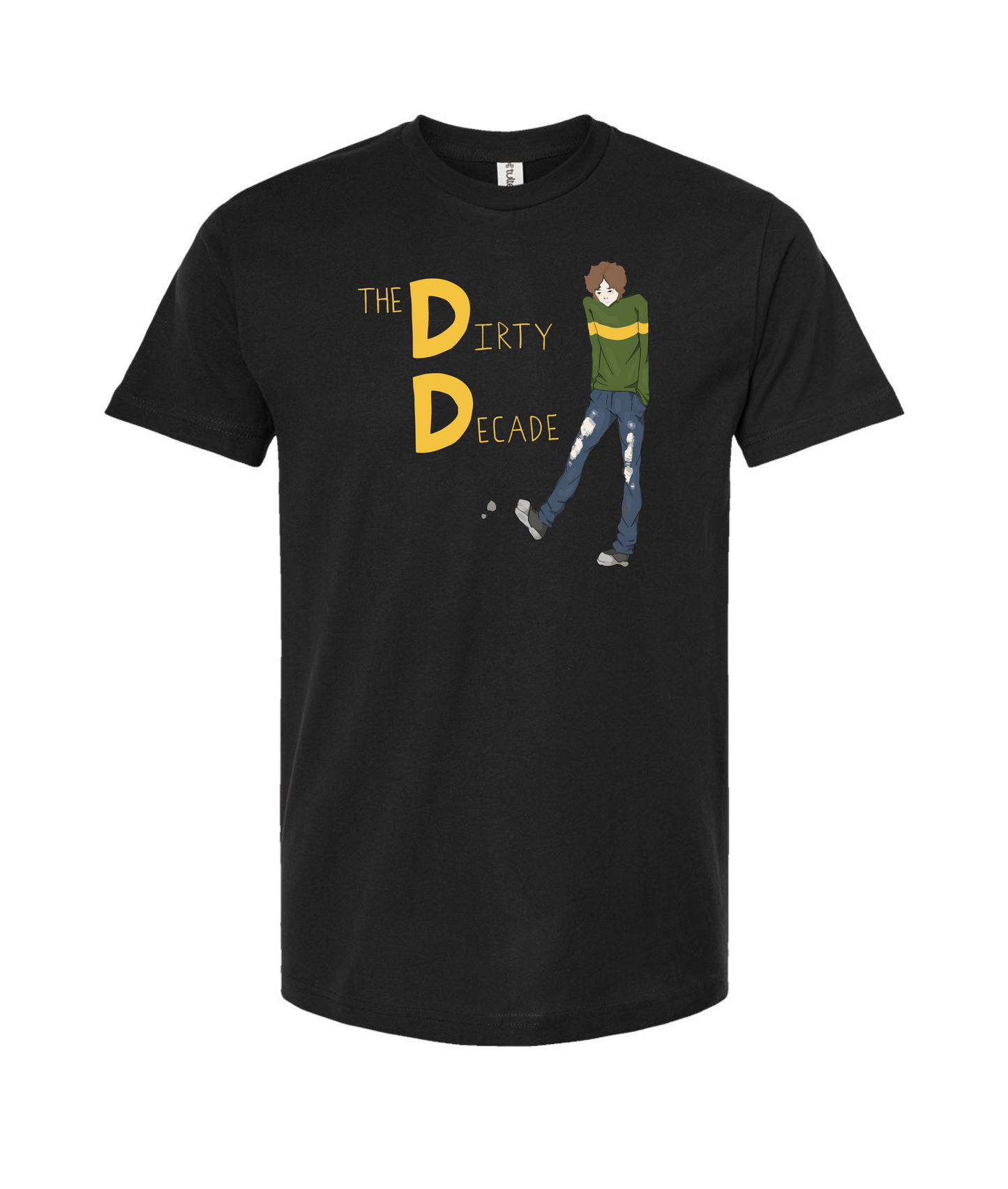 The Dirty Decade - Kicking Rocks - Black T-Shirt