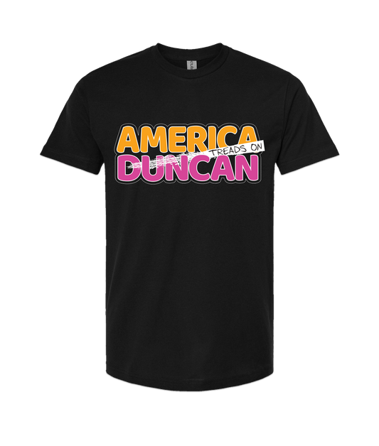 Duncan Jay - AMERICA TREADS ON DUNCAN - Black T-Shirt