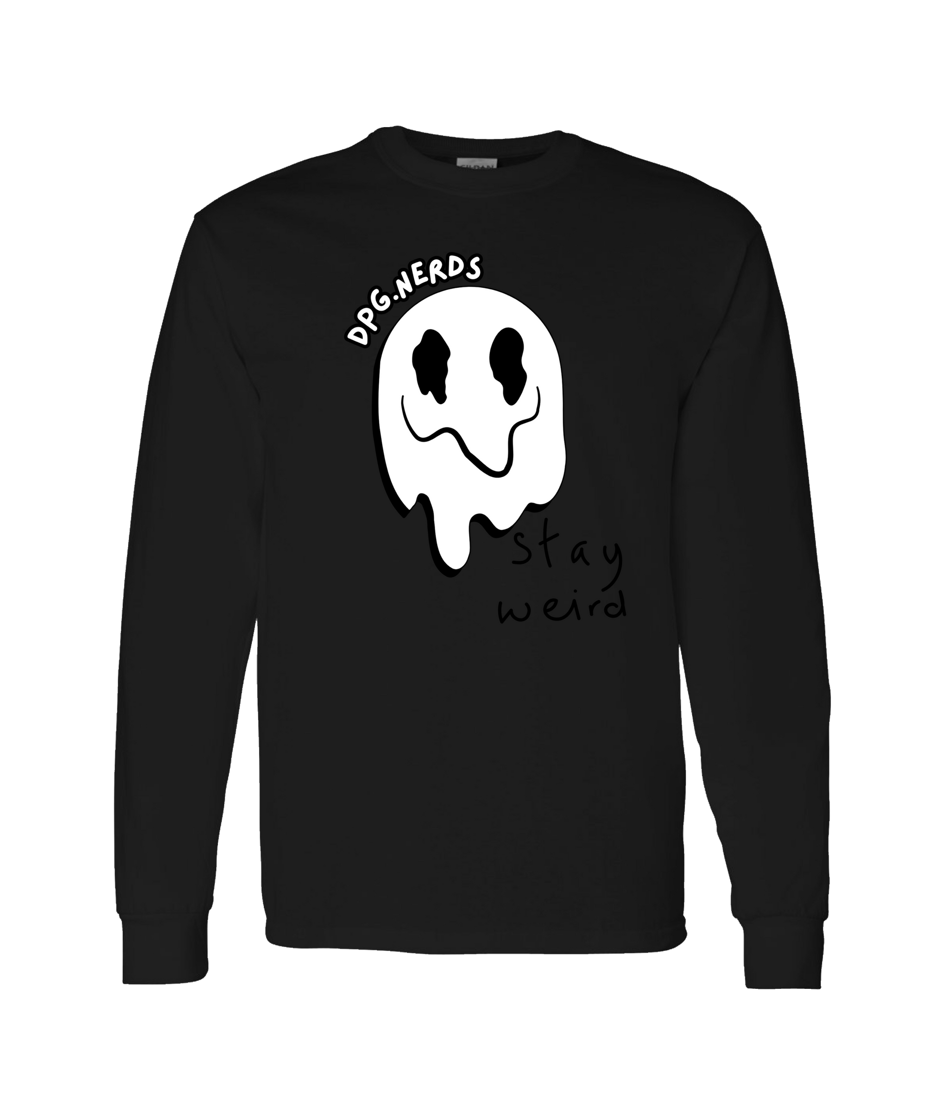 DPG.NERDS - Stay Weird - Black Long Sleeve T