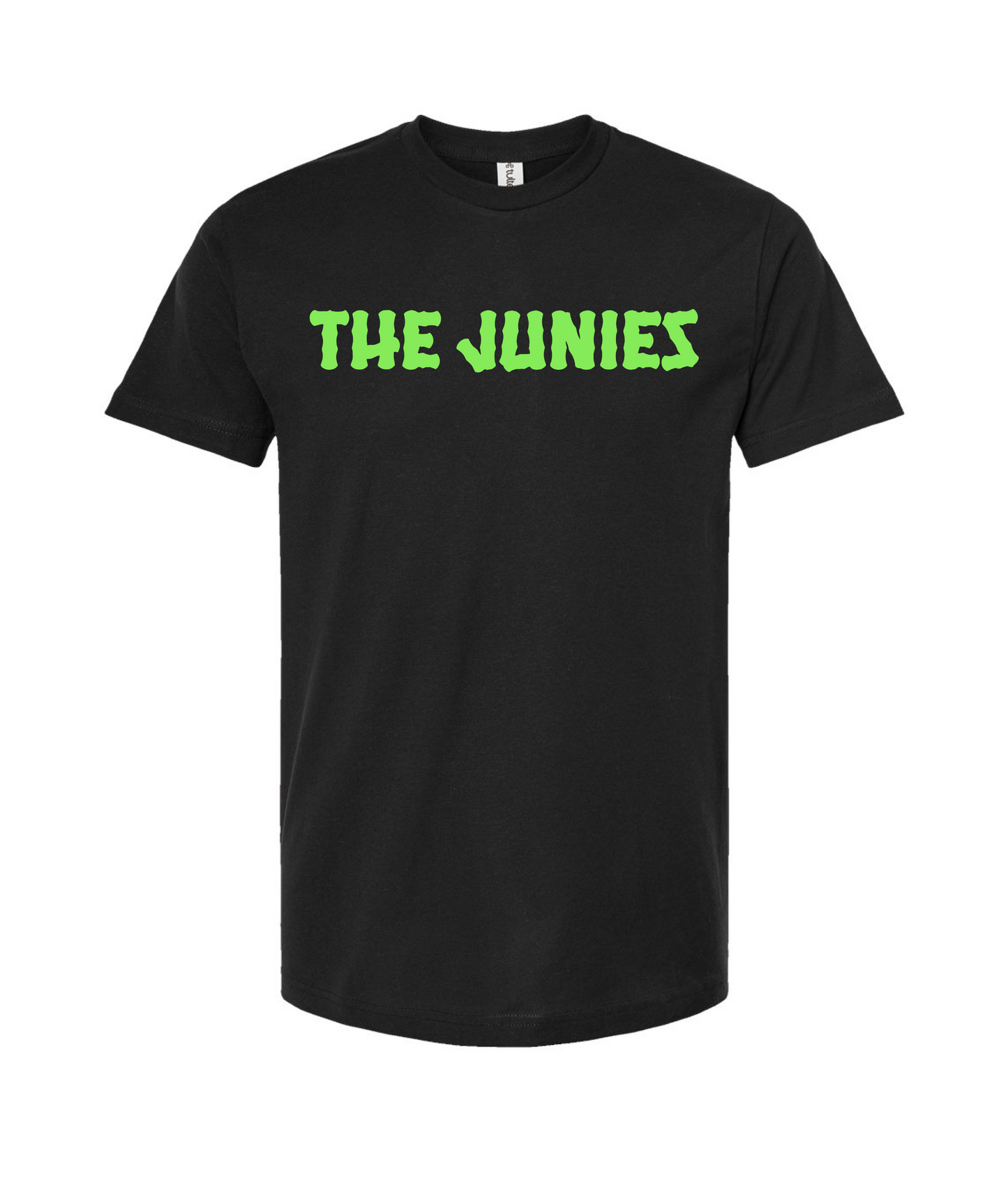V-TJMSTOP - GreenJunies - Black T-Shirt
