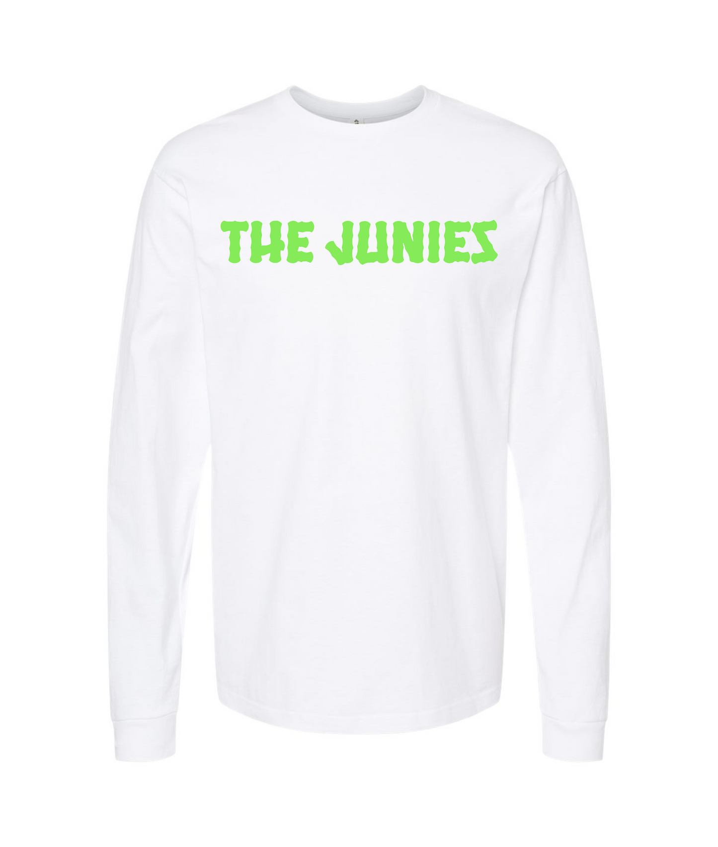 V-TJMSTOP - GreenJunies - White Long Sleeve T