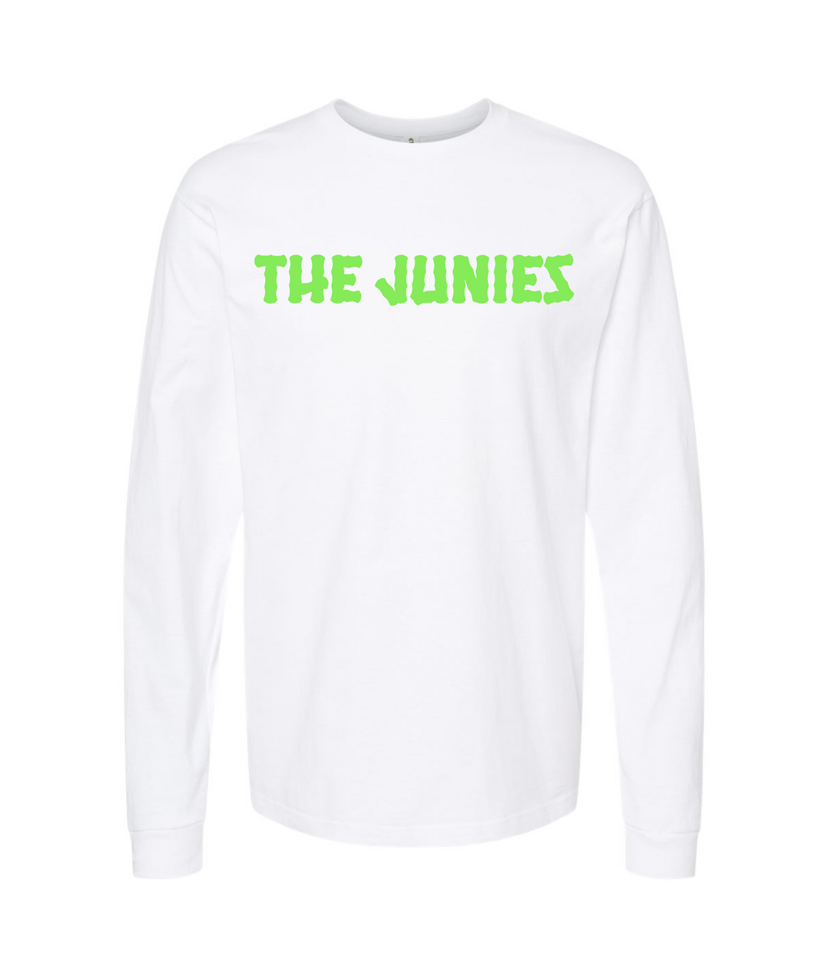 The Junies' Merch Stand - GreenJunies - White Long Sleeve T