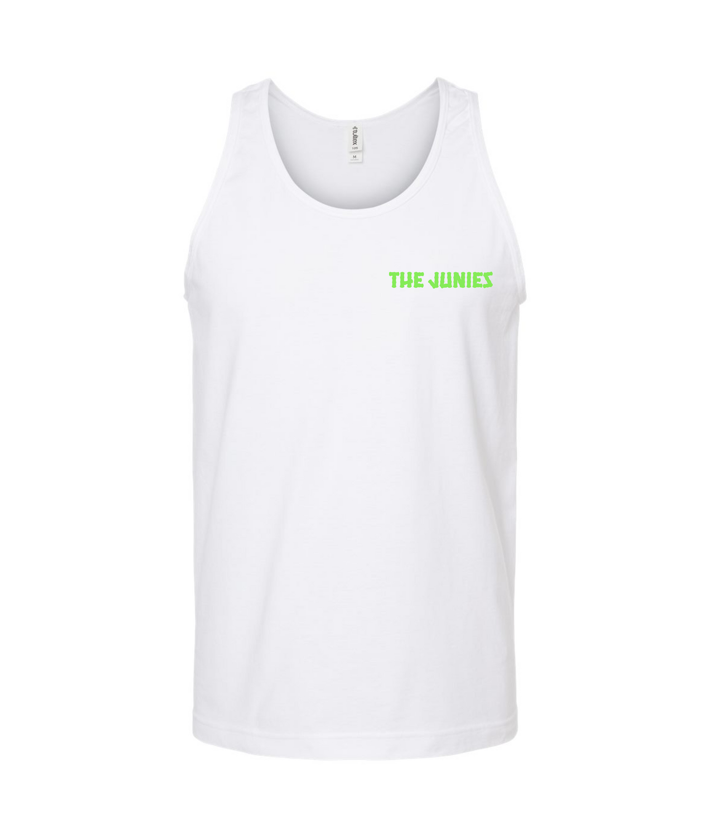 V-TJMSTOP - GreenJunies - White Tank Top