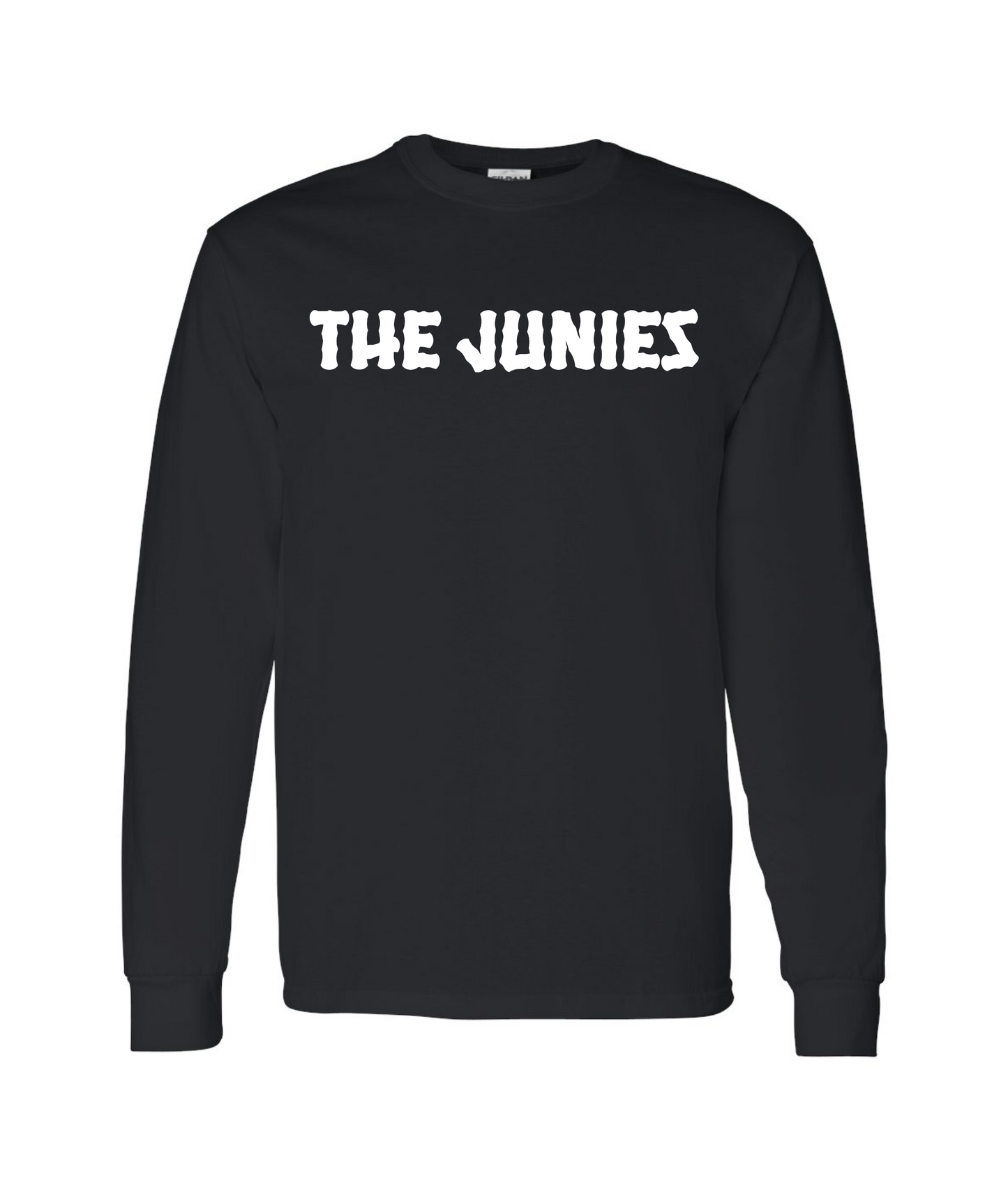 V-TJMSTOP - BWJunies - Black Long Sleeve T