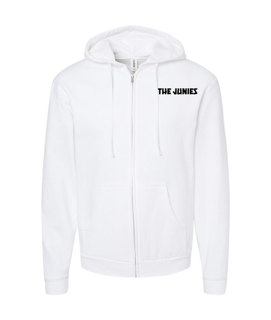 The Junies' Merch Stand - BWJunies - White Zip Up Hoodie