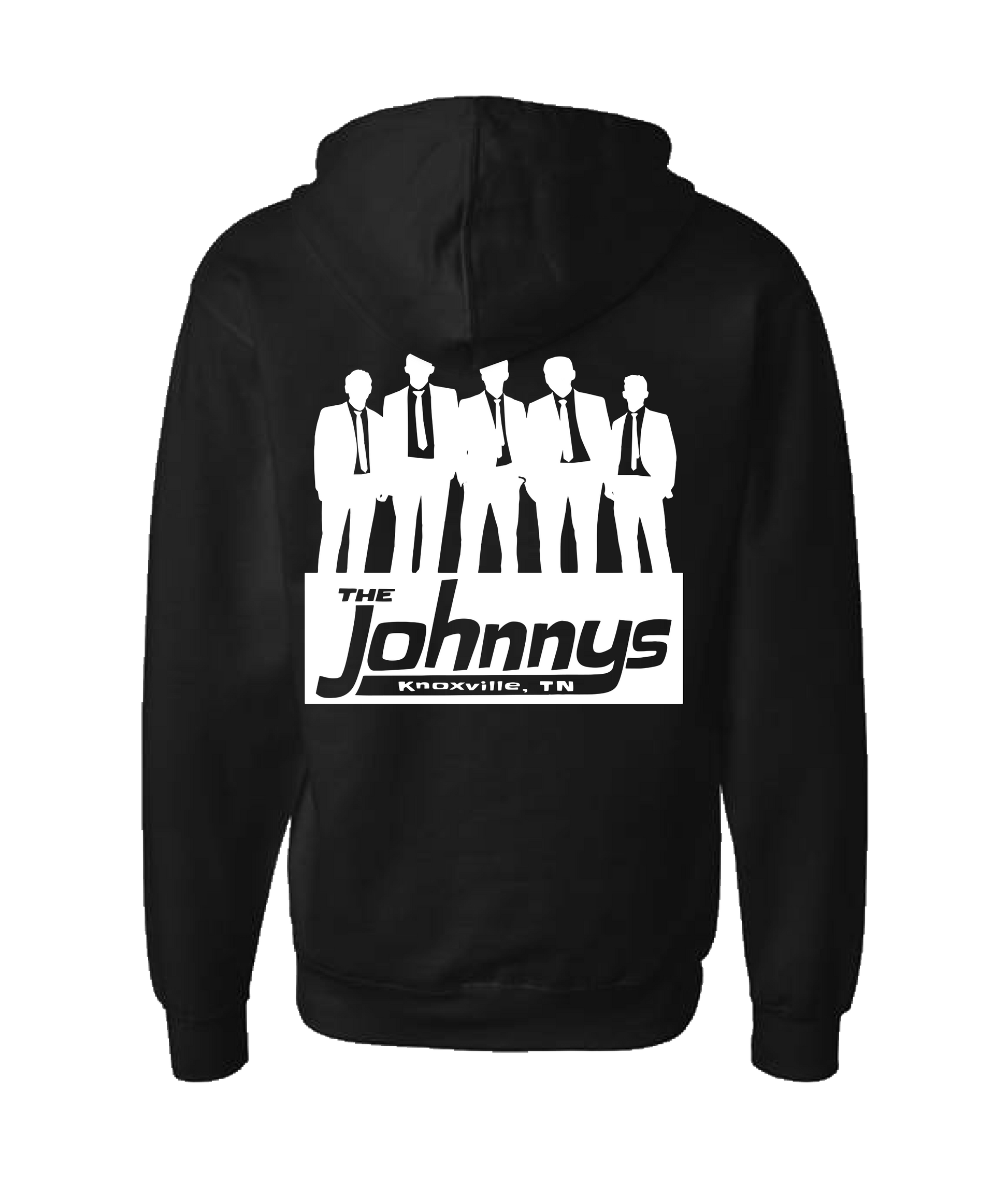 The Johnnys - Logo - Black Zip Up Hoodie – MerchBooth.com