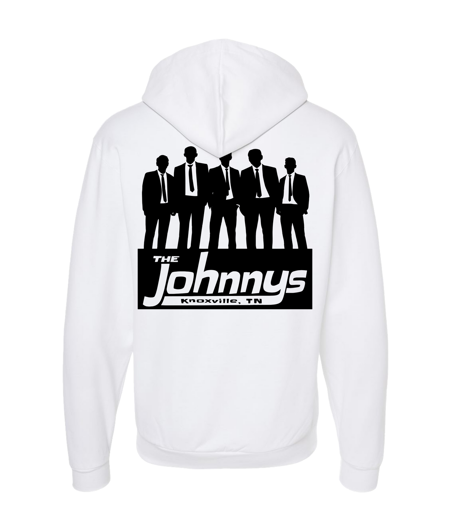 The Johnnys - Logo - White Zip Up Hoodie