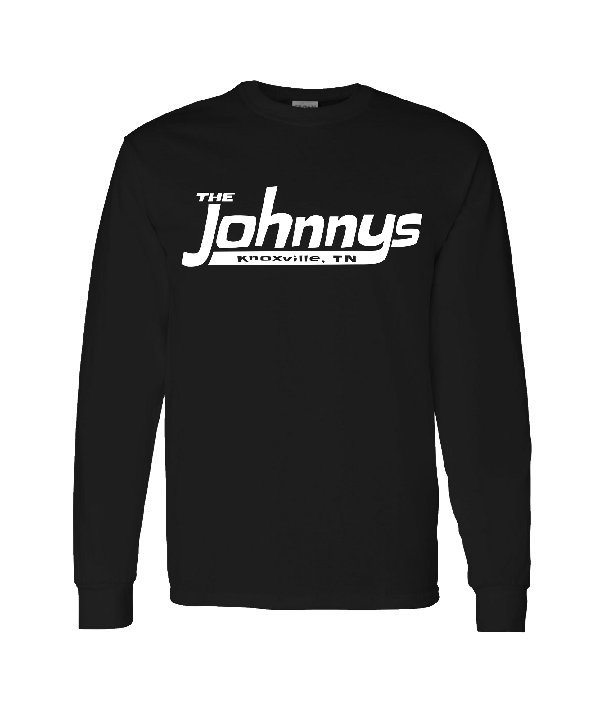 The Johnnys - LOGO 2 - Black Long Sleeve T – MerchBooth.com