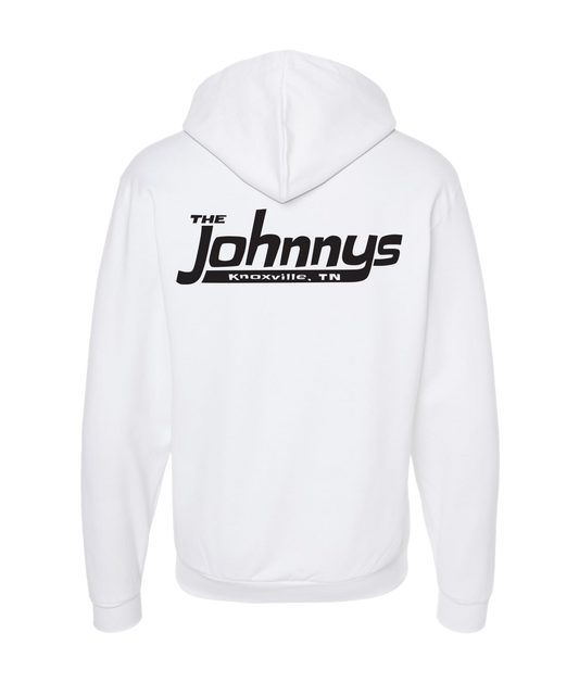 The Johnnys - LOGO 2 - White Zip Up Hoodie