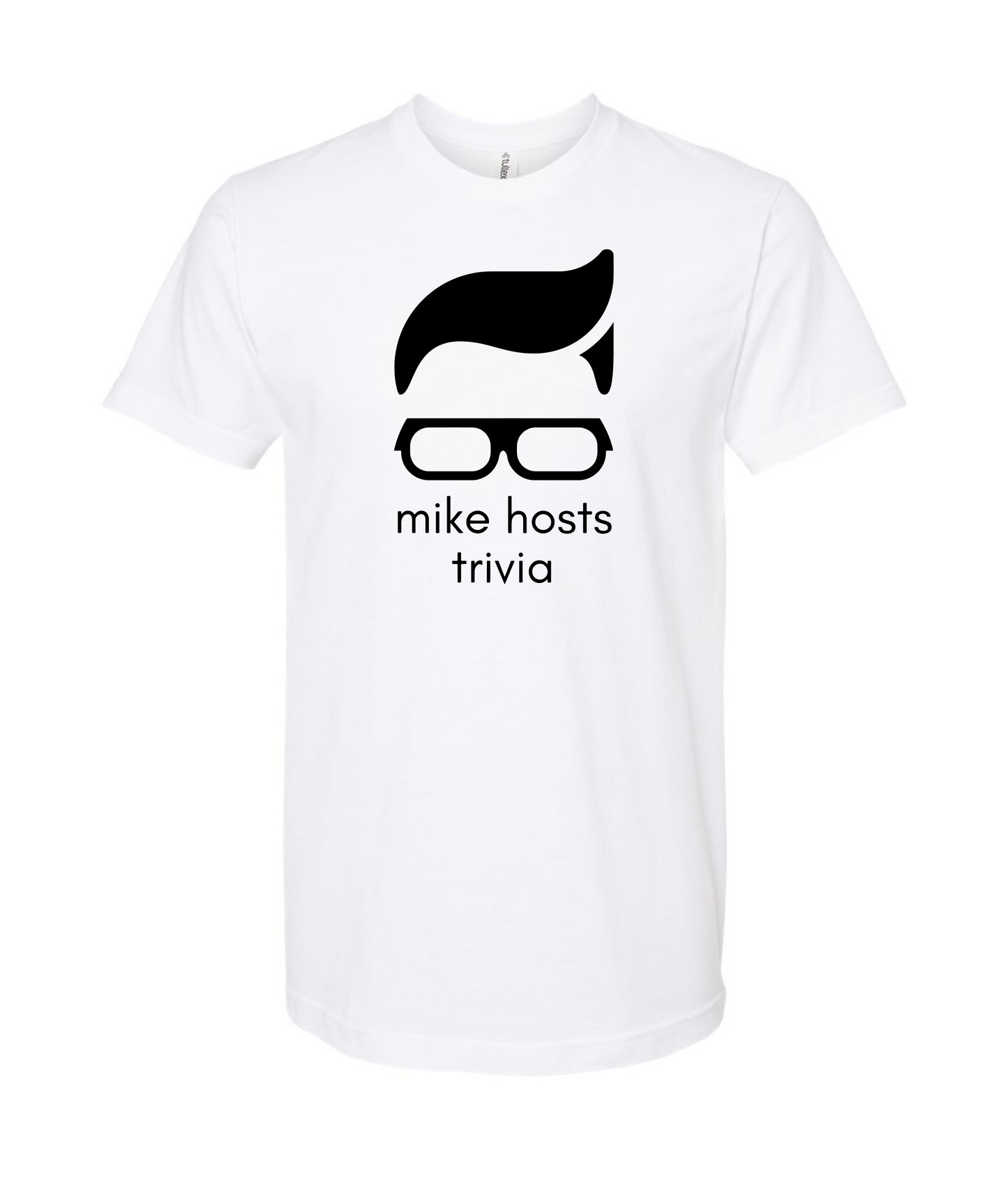 Trivia Mike Logo (DTG) White T-Shirt