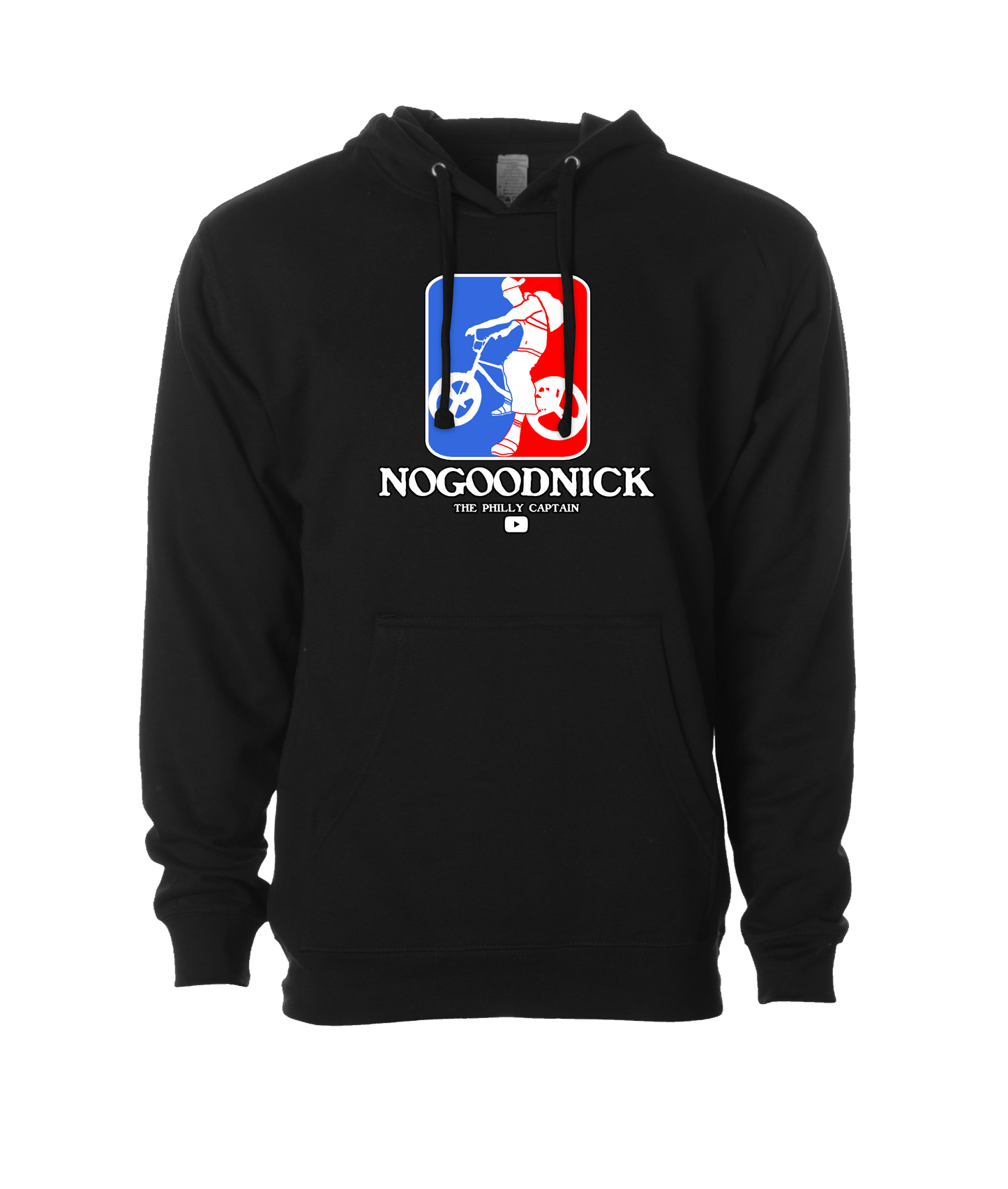 The Philly Captain's Merch is Fire - No Good Nick - Black Hoodie
