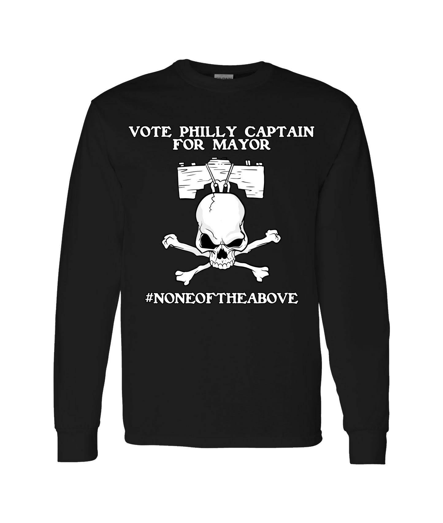 The Philly Captain's Merch is Fire - VOTE - Black Long Sleeve T