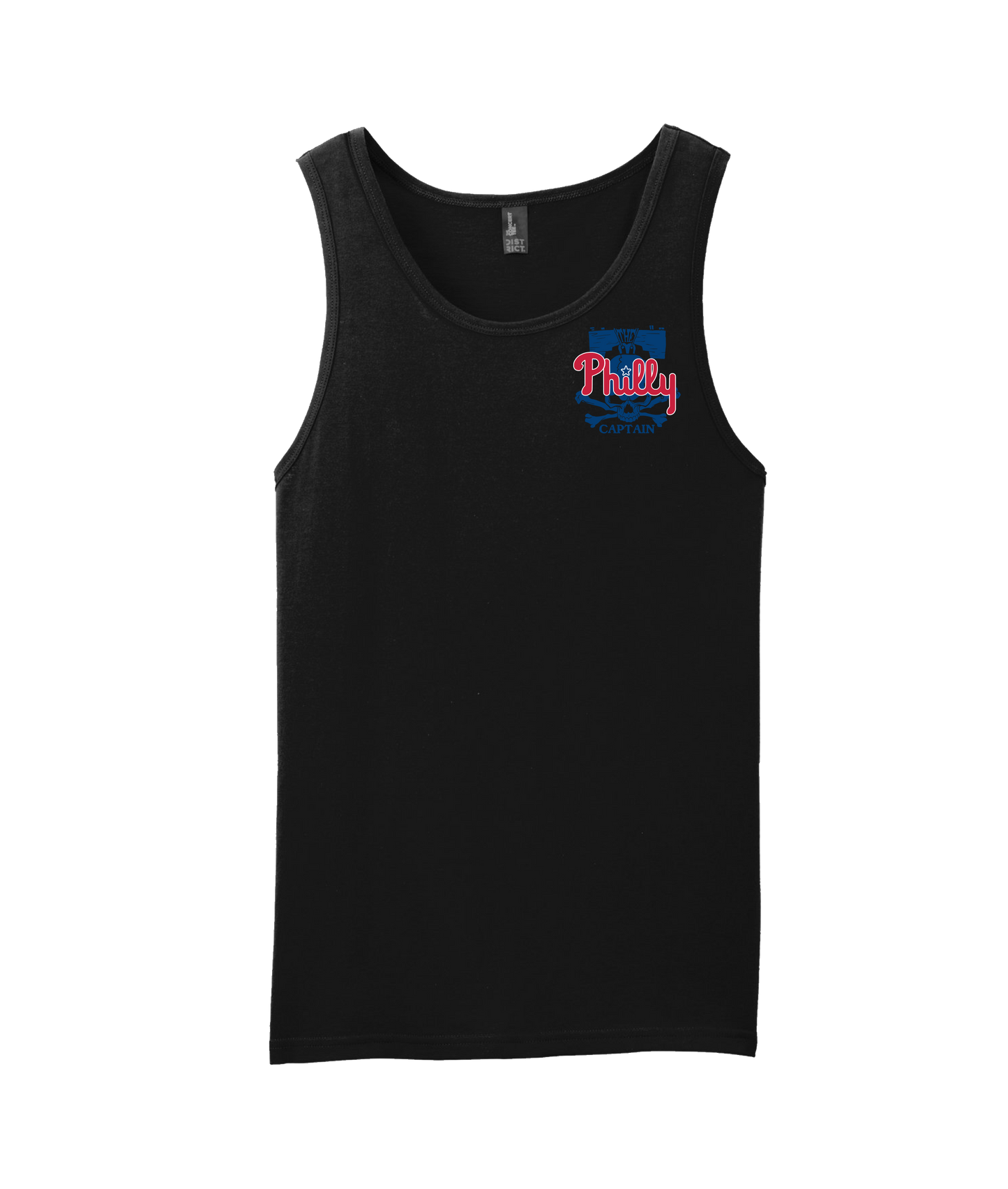 The Philly Captain's Merch is Fire - PHILLY - Black Tank Top