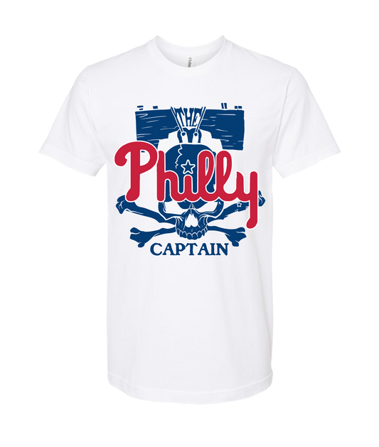 The Philly Captain's Merch is Fire - PHILLY - White T-Shirt