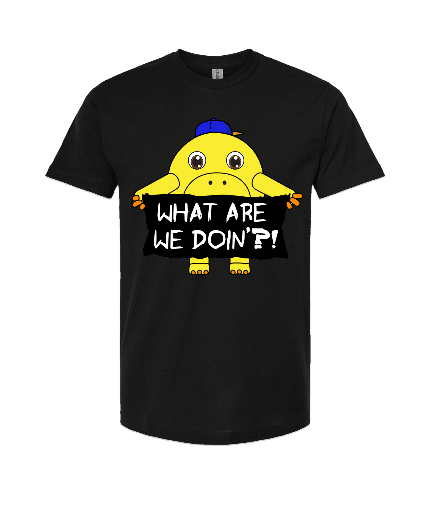 The Philly Captain's Merch is Fire - WHAT ARE WE DOIN' ?! - Black T-Shirt