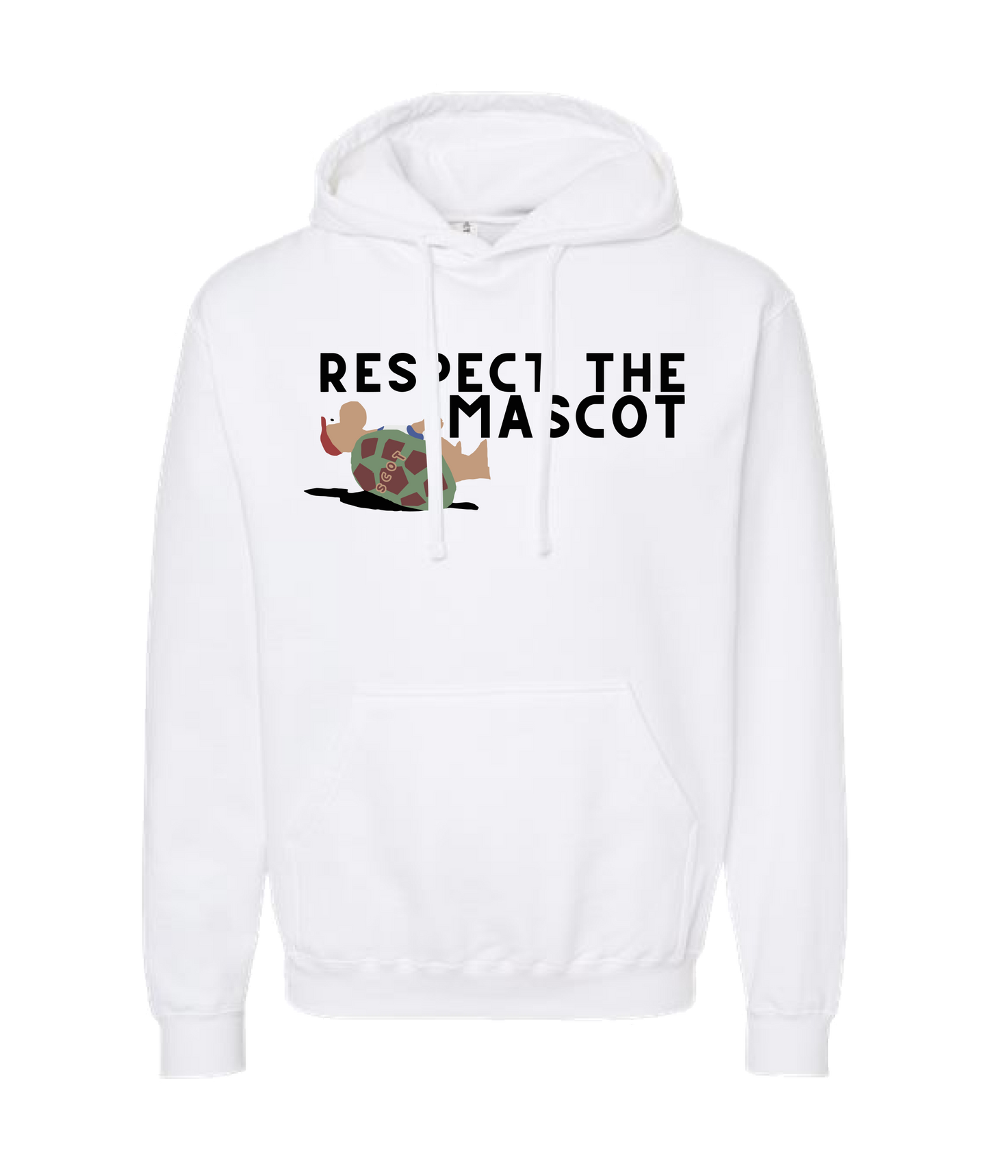 The Philly Captain's Merch is Fire - RESPECT THE MASCOT - White Hoodie