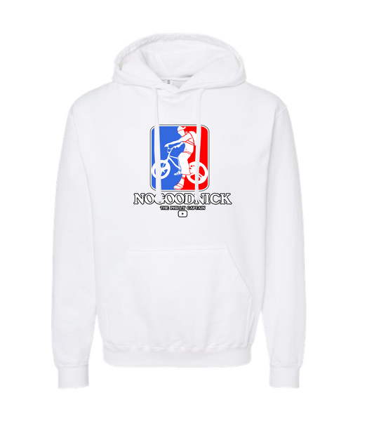The Philly Captain's Merch is Fire - No Good Nick - White Hoodie
