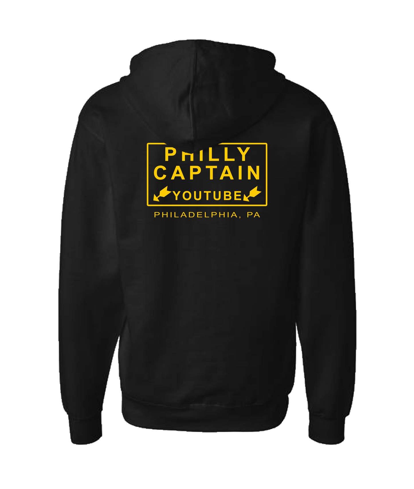 The Philly Captain's Merch is Fire - YouTube - Black Zip Up Hoodie
