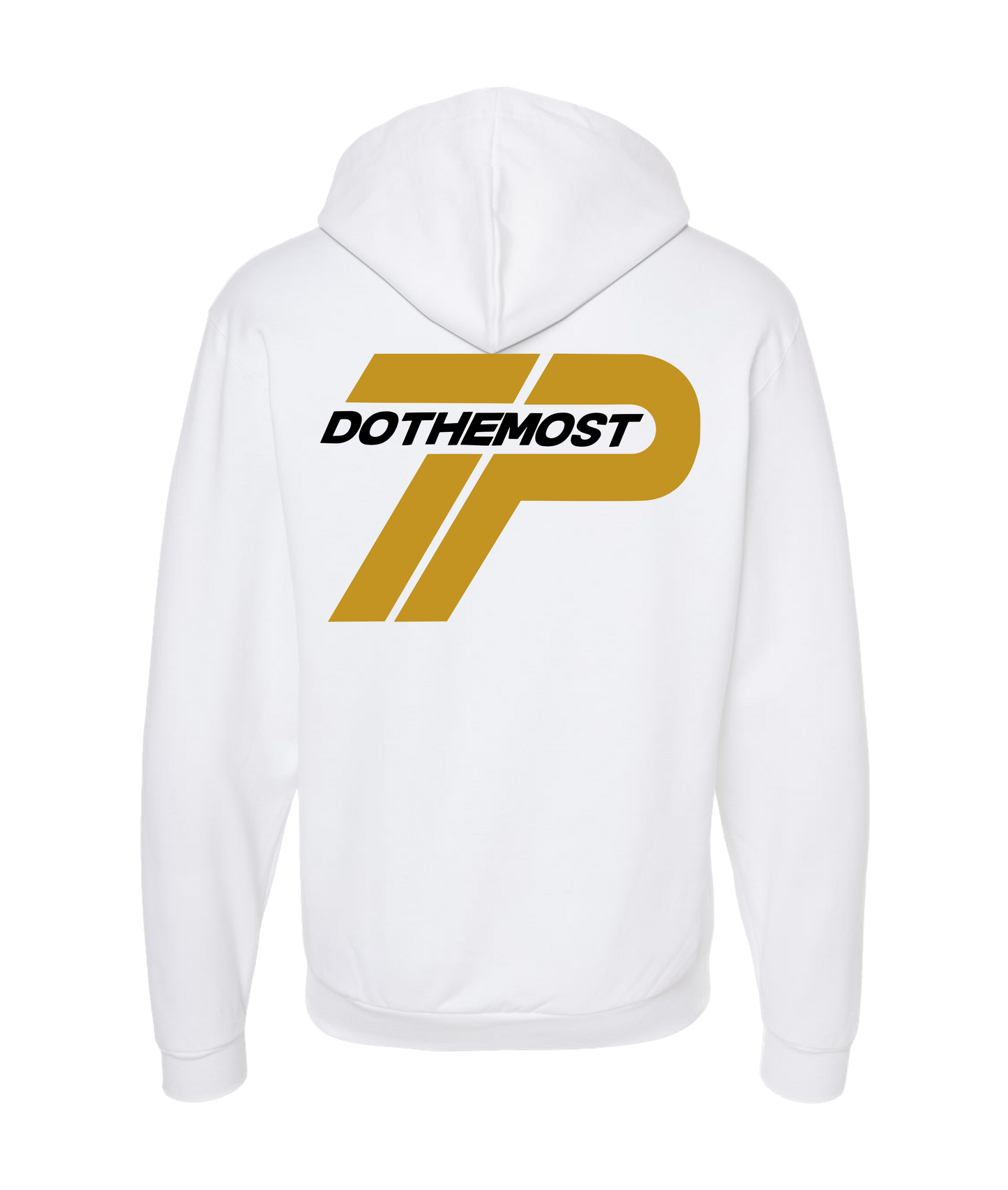 V-TPDTOP - DO THE MOST - White Zip Up Hoodie
