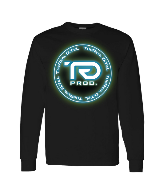 TheReal D.TeL - Logo 2 - Black Long Sleeve T