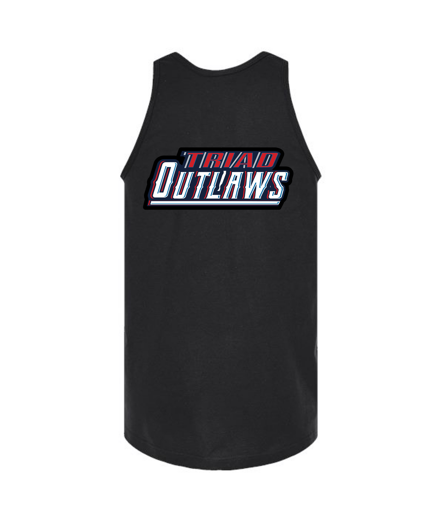 Triad Outlaws Saloon - DESIGN 2 - Black Tank Top