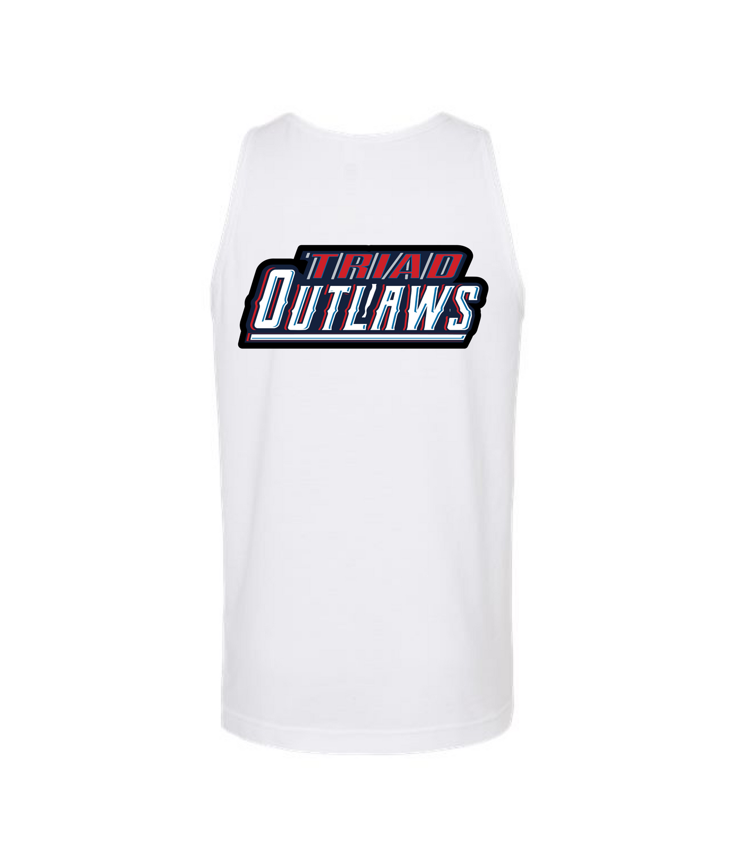 Triad Outlaws Saloon - DESIGN 2 - White Tank Top