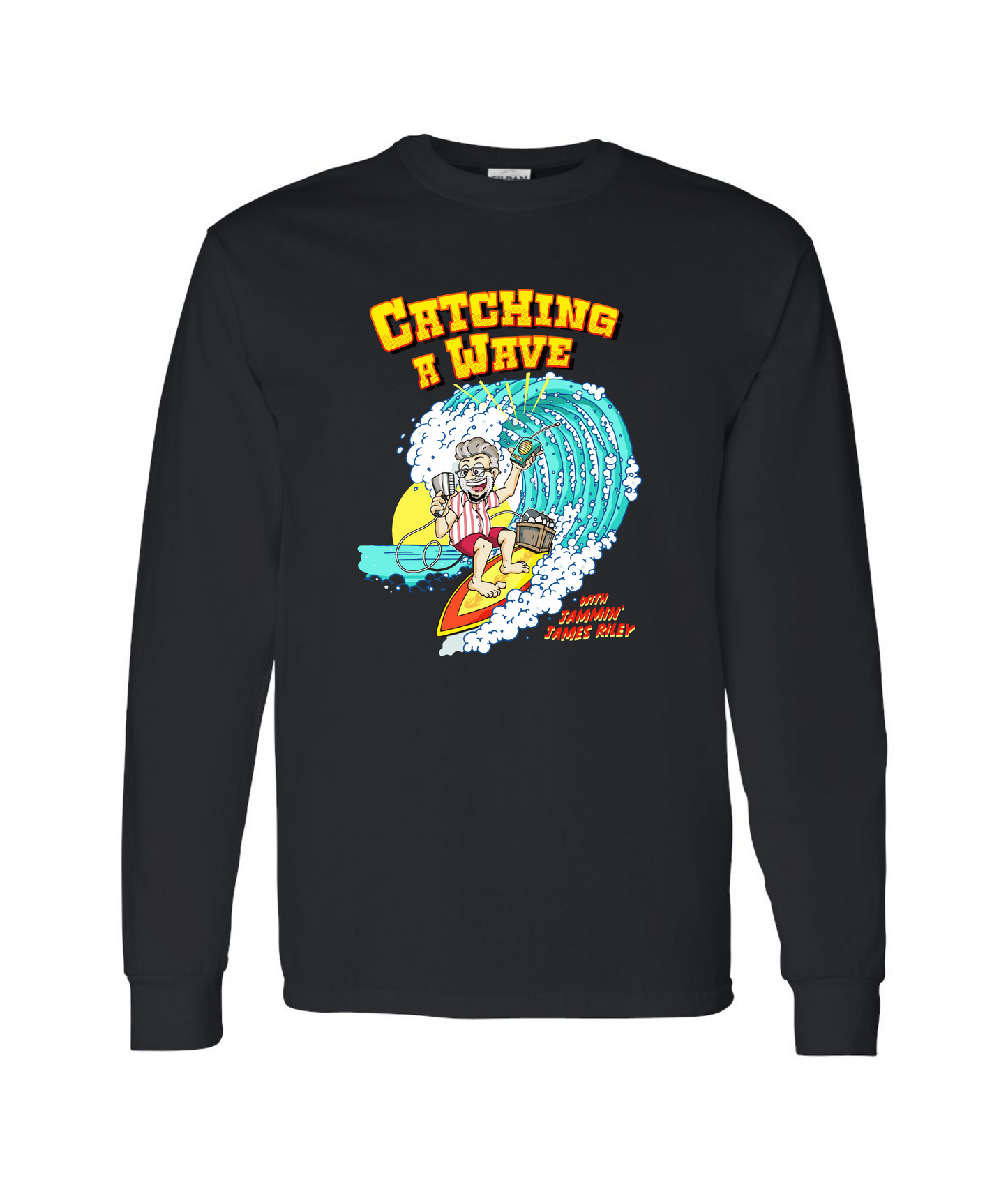 Team Riley Radio - Catching a Wave - Long Sleeve T