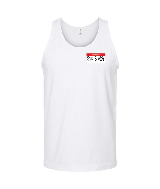 Stan Shady - Hi My Name Is (2 Sided) - White Tank Top