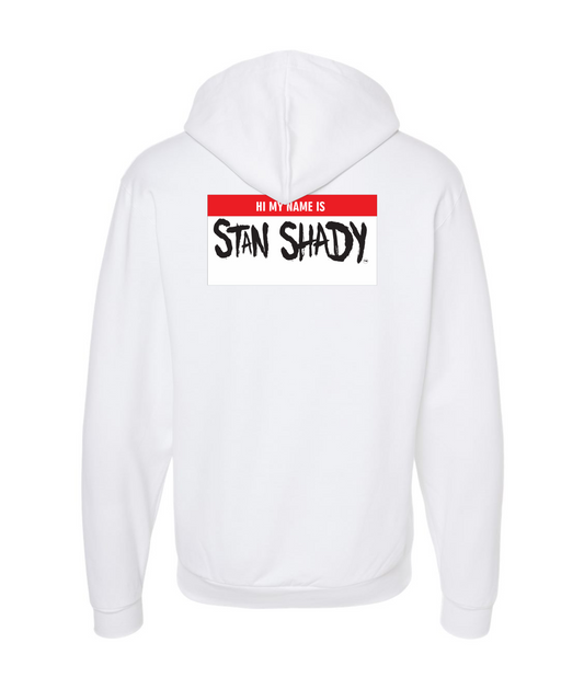 Stan Shady - Hi My Name Is (2 Sided) - White Zip Hoodie