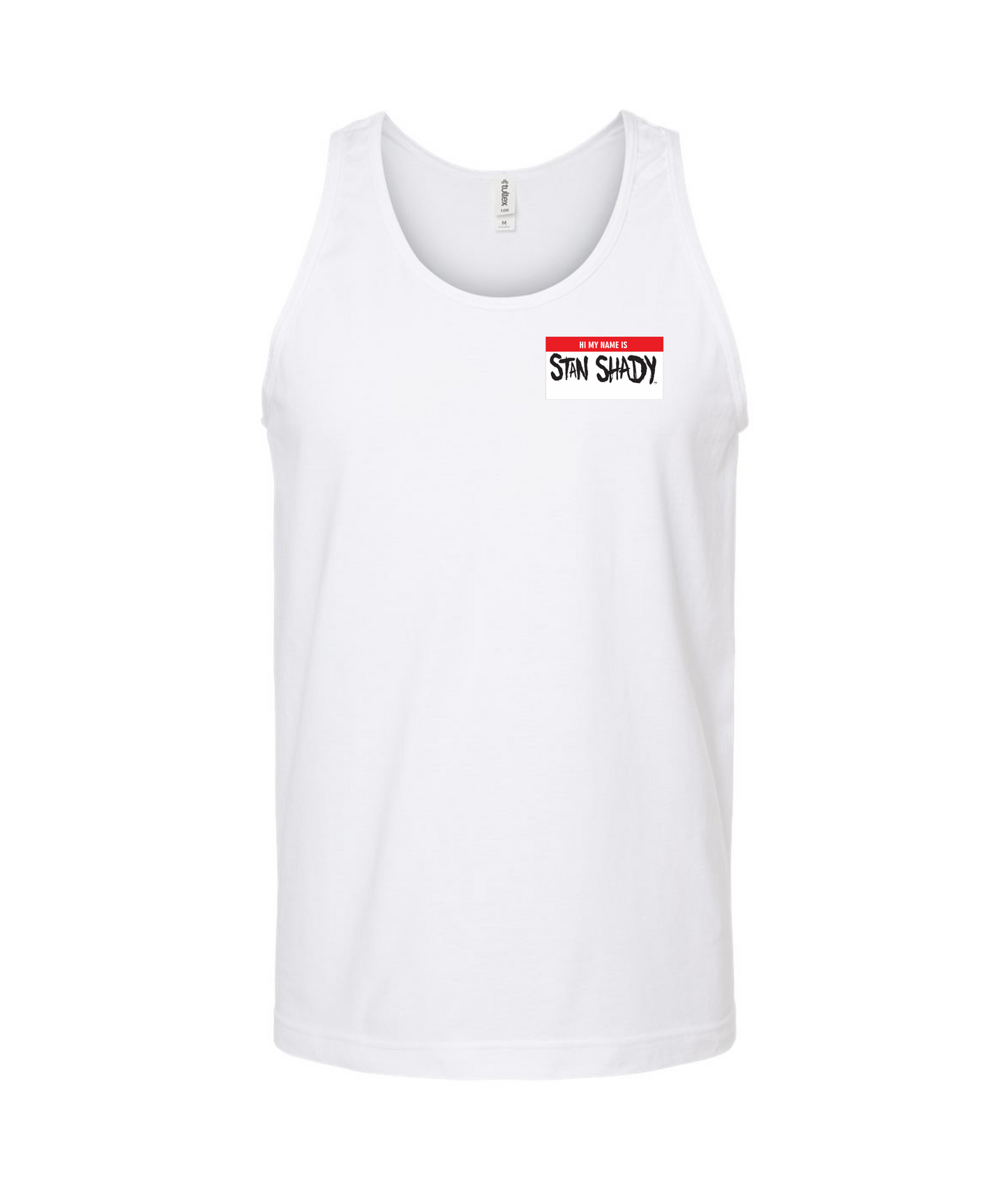 Stan Shady - Hi My Name Is (1 Sided) - White Tank Top