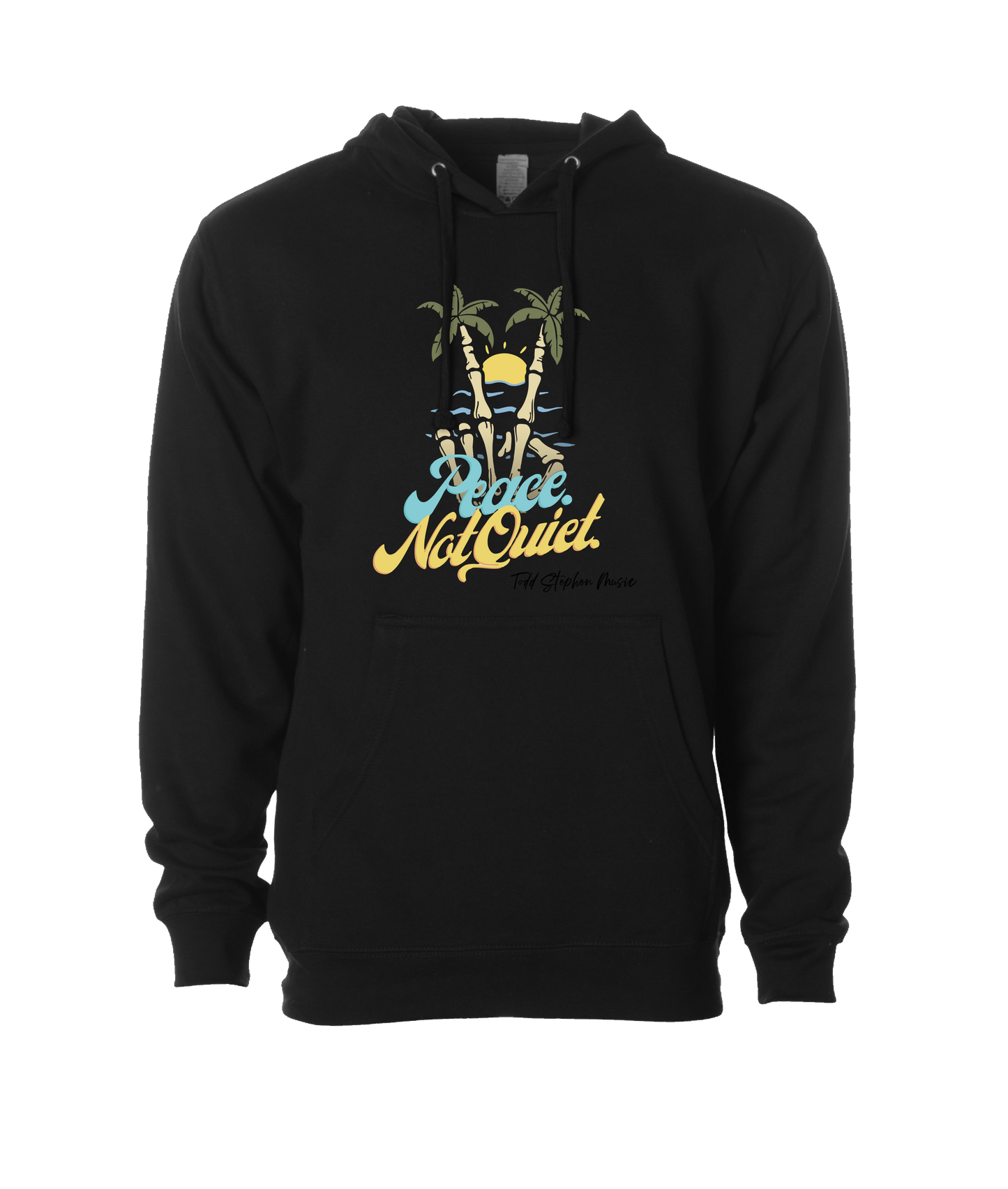 Todd Stephen Music - Todd Stephen Beach Rock 2 - Black Hoodie