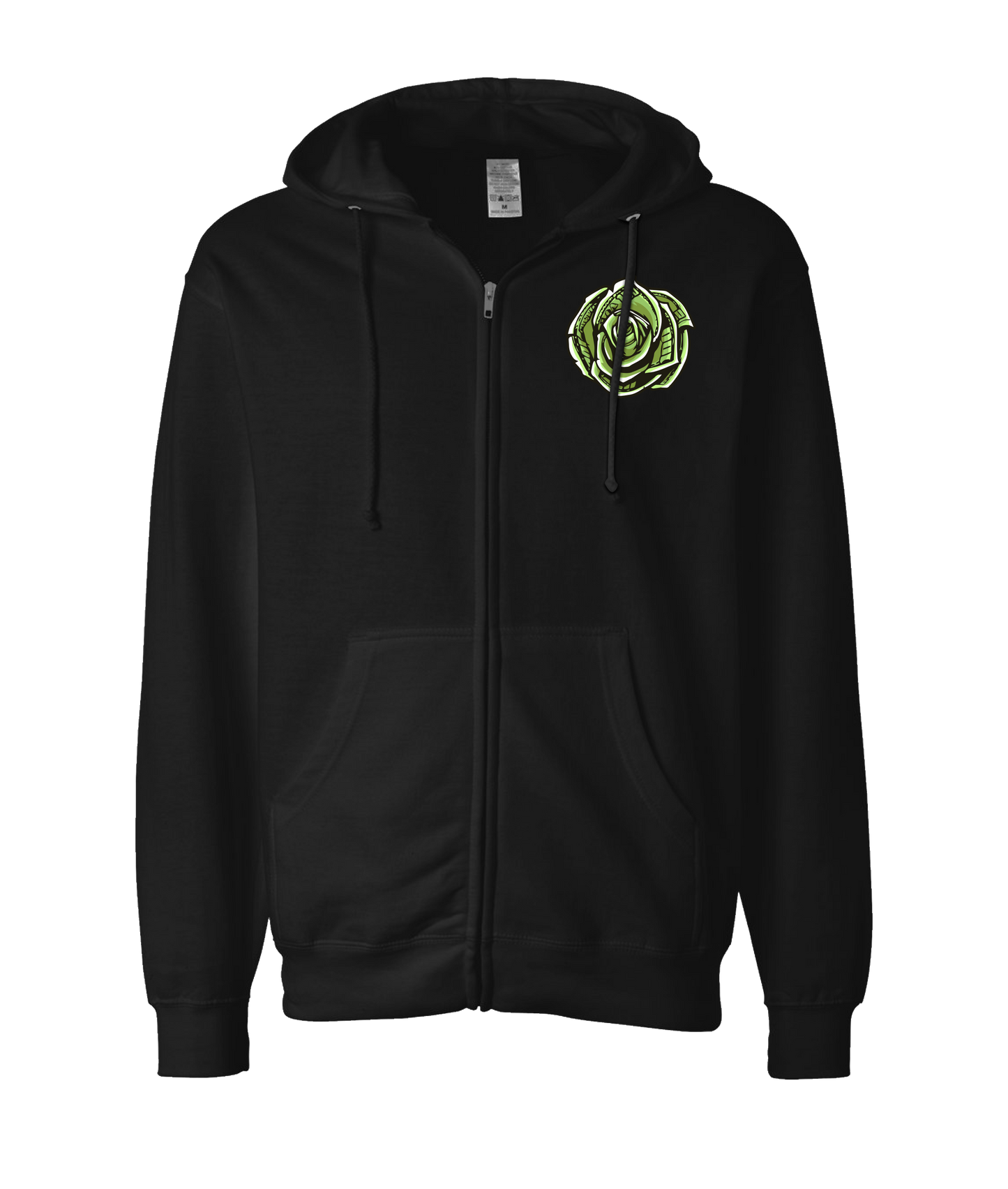 The $ocial Regi$try NC - N$NDO - Black Zip Up Hoodie