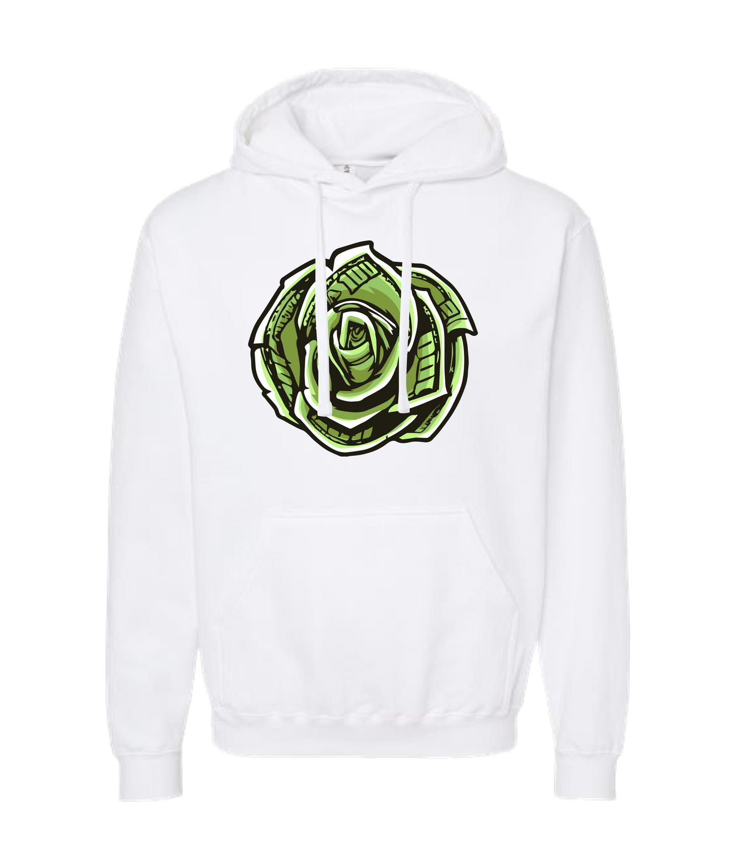 The $ocial Regi$try NC - N$NDO - White Hoodie