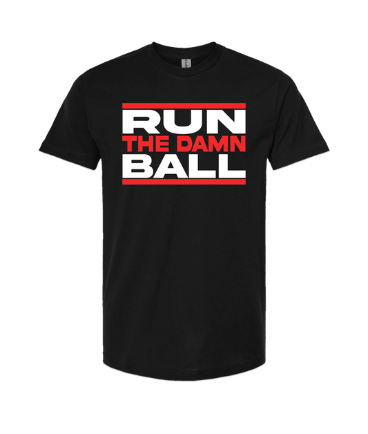 The Sportsocracy - Run The Damn Ball - Black T-Shirt