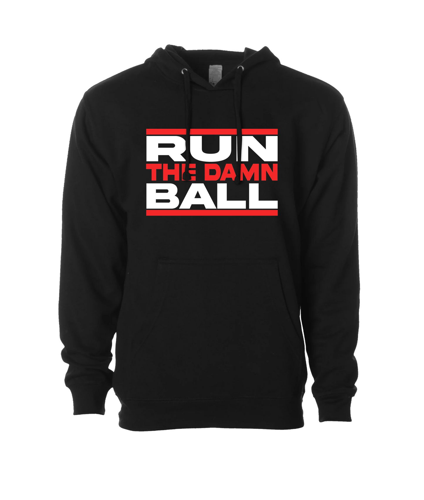 The Sportsocracy - Run The Damn Ball - Black Hoodie