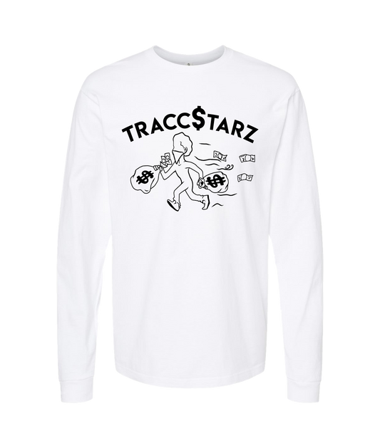 TraccStarz - Runnin - White Long Sleeve T