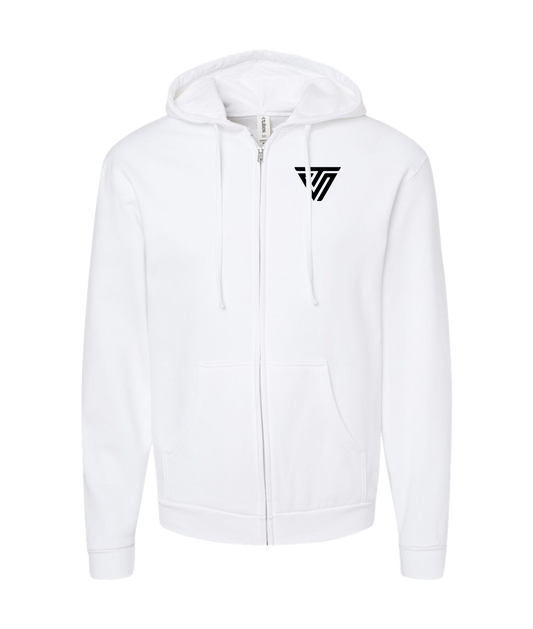 TheShift - The Triangle - White Zip Up Hoodie