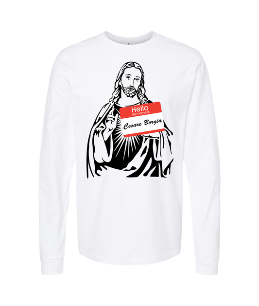 theschirtz - Cesare Borgia - White Long Sleeve T
